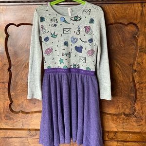 Girl’s warm and cozy dress